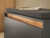 Garderobe Set 5-tlg. Center in grau matt und Eiche Wotan 190 x 200 cm Bild 4