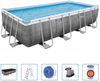 Bestway Pool-Set Power Steel Rechteckig 549x274x122 cm 3202573 Bild 2