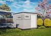 Gartenhaus Q-BIC Modern 44 B Schwedenrot Bild 1