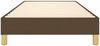 vidaXL Polsterbett, Stoff, 25,0 cm, Dunkelbraun, 90x190 cm, Natur Bild 5
