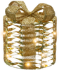 Weihnachtsdekoration 3er Set LED SLIVSO Weihnachtsgeschenke 20 25 30 cm Gold Bild 4