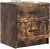 vidaXL Nachttisch Geräucherte Eiche 43 x 34,5 x 44,5 cm Holzwerkstoff 895685 Bild 2
