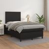 vidaXL Boxspringbett mit Matratze Schwarz 120x190 cm Kunstleder 3269965 Bild 3