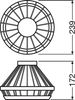Osram Vintage Edition 1906 Lampenschirm Cage, gold, Zur Erweiterung Ihrer Osram Pendulum Leuchte, P20, Aluminiumgehaeuse Bild 5