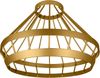 Osram Vintage Edition 1906 Lampenschirm Cage, gold, Zur Erweiterung Ihrer Osram Pendulum Leuchte, P20, Aluminiumgehaeuse Bild 2