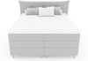 99rooms Zeus Boxspringbett 180x200 cm Velours SORO Mocco Taschen-Federung Bild 4