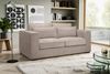 Sofa 2,5 Sitzer B/H/T: 200 x 92 x 112 cm in beige-braun Bild 4