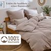 Blumtal Bettwäsche Bettwäsche aus 100% Baumwolle mit Kissenbezug, Oeko-TEX zertifizierte Bettwäsche in Leinen Optik Bild 3