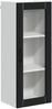 vidaXL Wandglas-Schrank LUCCA Schwarz 40 x 31 x 100 cm Holzwerkstoff 885096 Bild 2