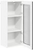 vidaXL Wandglas-Schrank LUCCA Schwarz 40 x 31 x 100 cm Holzwerkstoff 885096 Bild 5
