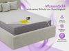 Wasserdichter Matratzenschoner mit Gummibändern, allergikerfreundlicher Matratzenschoner, hygienischer - VITA - 90 x 200 cm Bild 2