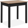 Esstisch >Capri< in Artisan Eiche Dekor / Schwarz - 110x76x67cm (BxHxT) Bild 4