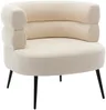 Vente-unique - CAMEDO Sessel Stoff Beige - B 74 cm x H 73 cm x L 80 cm Bild 4