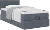 vidaXL Ottoman-Bett mit Matratze Dunkelgrau 80x200 cm Samt 3311736 Bild 5