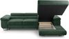 AX LIVING Cord Couch L Form – Arborio R 280 cm Ecksofa in Dunkelgrün Bild 5