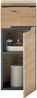 Badkommode >Memphis< Grau / Artisan Eiche Dekor - 30x74x31cm (BxHxT) Bild 4