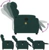 vidaXL Massagesessel Dunkelgrün Samt 373513 Bild 5