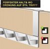 SURFOU Türhaken Kleiderhaken Tür Türhaken zum Einhängen Ohne bohren Handtuchhalter, Werkzeugräume, Küchen, Arbeitszimmer, für Schlafzimmer, Badezimmer, (Rostfreiem Aluminiumlegierung badezimmer zubehör für 2 cm dicke Türen, 40*14cm tür organizer, 1-St,... Bild 2