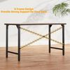 Schreibtisch 120x48 cm Industrie-Design Metall Holz PC Tisch Bild 4