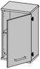 Hängeschrank >Aggi< in Sonoma-Eiche aus Metall - 40.2x68.8x29cm (BxHxT) Bild 4
