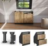 Küchenschrank für Dachschrägen R-Line Artisan-Eiche 60 cm mit 2 Schubladen Vicco Bild 5