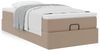 vidaXL Ottoman-Bett mit Matratze Cappuccino-Braun 90x200 cm Kunstleder 3311020 Bild 4