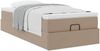 vidaXL Ottoman-Bett mit Matratze Cappuccino-Braun 90x200 cm Kunstleder 3311020 Bild 5