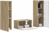 vidaXL TV-Schrankset 5 pcs Sonoma-Eiche Holzwerkstoff 3409098 Bild 3