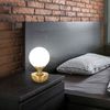 LED Tischleuchte, Touchdimmer, USB Akku, Messing Bild 3