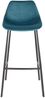 Barhocker FRANKY VELVET Samt Petrol von DutchBone Bild 3