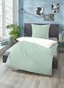 biberna 0636047 Mako-Satin Bettwäsche PUNKTE - MIX & MATCH, mint, 1x 155x200 cm + 1x 80x80 cm Bild 4