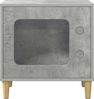 vidaXL Katzenhaus Beton 51 x 30 x 52 cm Holzwerkstoff 8000656 Bild 5