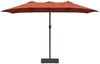 vidaXL Garten-Sonnenschirm Terrakotta 385 x 209 x 244 cm Polyester 42003288 Bild 4