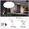 Paulmann 94528 Outdoor Deckenleuchte Circula 320mm Sensor 3000K Beige IP44 Bild 3