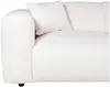 Vente-unique - POGNI Sofa Stoff Weiß - B 165 cm x H 73 cm x L 280 cm Bild 5