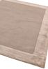 Wollteppich mit Viskosebordüre | Handgewebter Designerteppich | Flachflor 2 cm | Unifarben Beige 160x230 cm | TYNE von KADIMA DESIGN Bild 3