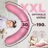 sei Design XXL Stillkissen ergonomisch 190x30 Schwangerschaftskissen Seitenschläferkissen Komfortkissen Erwachsene Baby Kissen mit Bezug 100% Baumwolle Bild 3