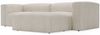 GRAINGOLD Ecksofa Landi, Couch L-Form mit Wellenfeder, Cord-Stoff, Creme, Rechts Bild 2