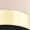 vidaXL Hocker Aprikose und Golden Samt 28 x 36 cm 249836 Bild 3