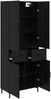 vidaXL Highboard Schwarz Eichen-Optik 69,5 x 34 x 180 cm Holzwerkstoff 3416284 Bild 5