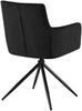 Esszimmerstuhl DEBAS - Stoff Schwarz 59x59x87 cm | Essstühle Esszimmerstühle Küchenstühle Wohnzimmerstühle Bild 4