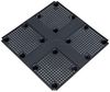 Blumenbeet Hochbeet Gemüsebeet 40x40x26 cm Pflanzbeet Polyrattan Schwarz Bild 4