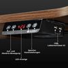 EE EUREKA ERGONOMIC Schreibtisch Höhenverstellbarer(74–122cm) Elektrisch L-Form mit LED Monitorständer (Packung, 1-St, Computertisch mit Getränkehalter, Kopfhörerhaken, Kabelbox, Mauspad), Ergonomischer 155x110 cm Großen Modern Gaming Tisch mit Tastatu... Bild 2