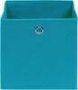vidaXL Aufbewahrungsboxen 4 Stk. Vliesstoff 28x28x28 cm Babyblau 325231 Bild 3