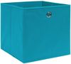 vidaXL Aufbewahrungsboxen 4 Stk. Vliesstoff 28x28x28 cm Babyblau 325231 Bild 2