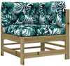 vidaXL 7-tlg. Garten-Lounge-Set mit Kissen Imprägniertes Kiefernholz 3185842 Bild 4