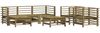 vidaXL 7-tlg. Garten-Lounge-Set mit Kissen Imprägniertes Kiefernholz 3185842 Bild 3