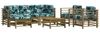 vidaXL 7-tlg. Garten-Lounge-Set mit Kissen Imprägniertes Kiefernholz 3185842 Bild 2