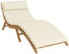 vidaXL Sonnenliegen-Auflage Creme 180x60x4 cm Oxford-Gewebe 361854 Bild 3