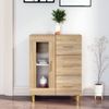 Sideboard, Kommode Sonoma-Eiche 69,5x34x90 cm Holzwerkstoff j3012p Bild 2